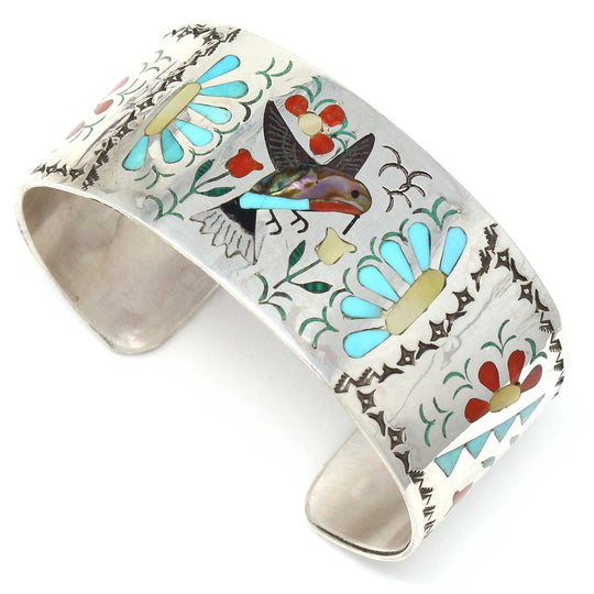 Large Zuni Humming Bird Bracelet by Gaurdian