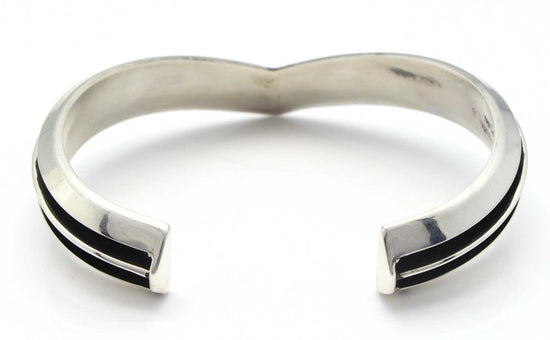 Contemporary Sterling Silver Bracelet By Hawk