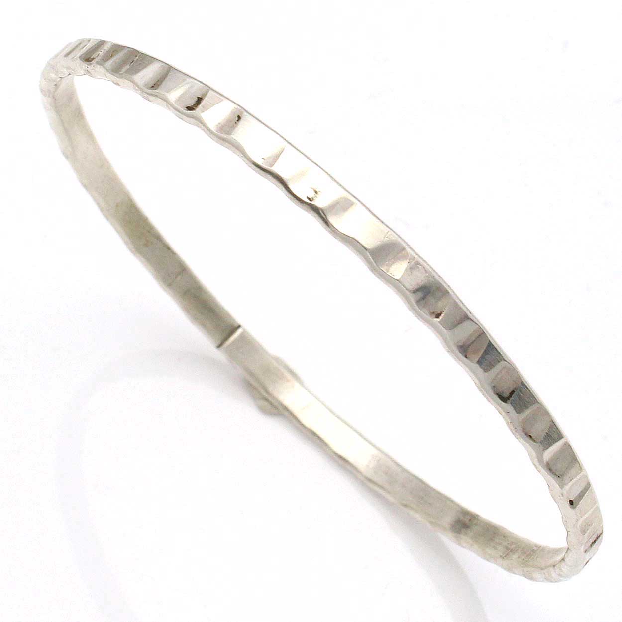 Load image into Gallery viewer, Sterling Silver Bangle Bracelet by Tahe
