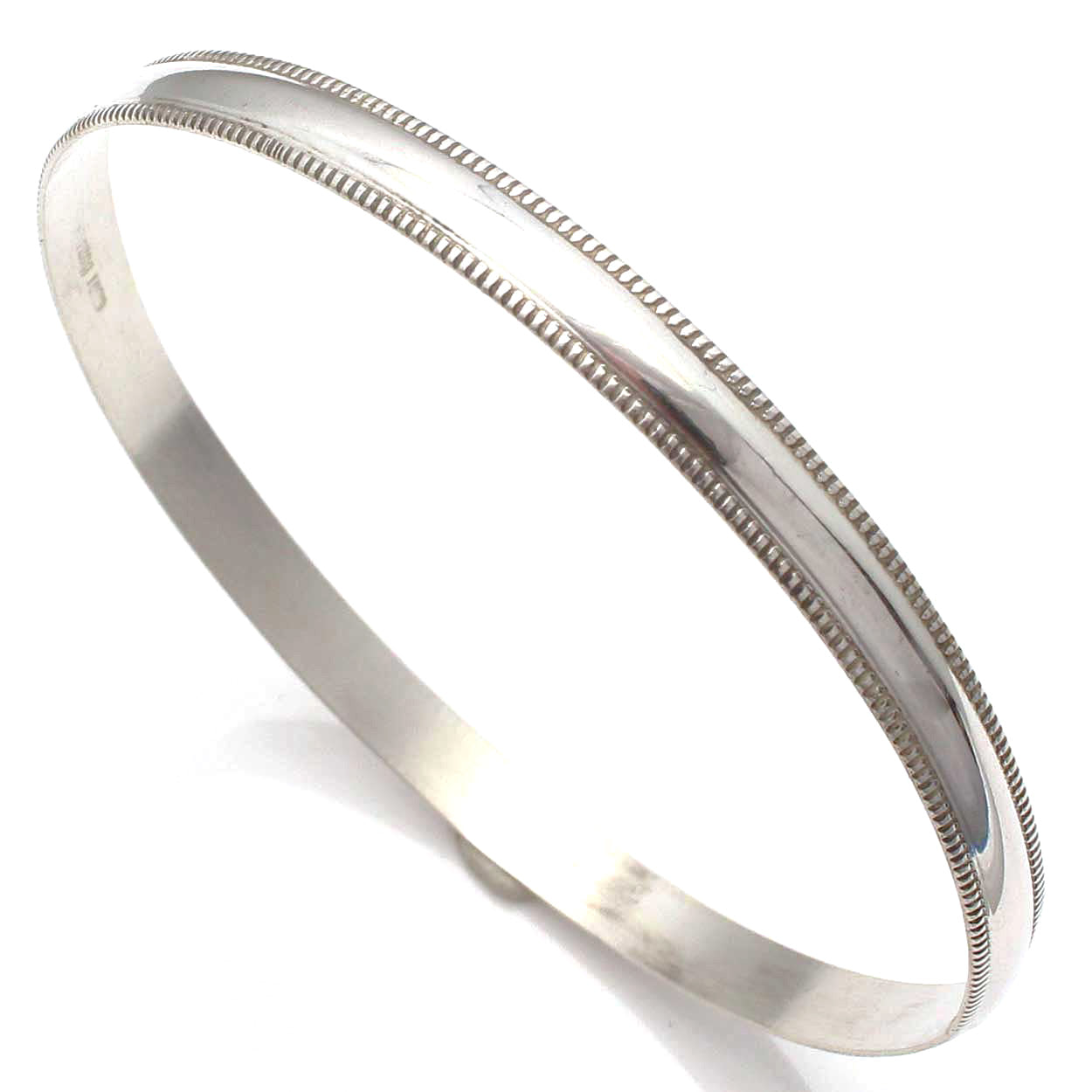 Load image into Gallery viewer, Sterling Silver Domed Wire Bangle
