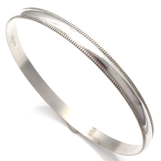 Load image into Gallery viewer, Sterling Silver Domed Wire Bangle
