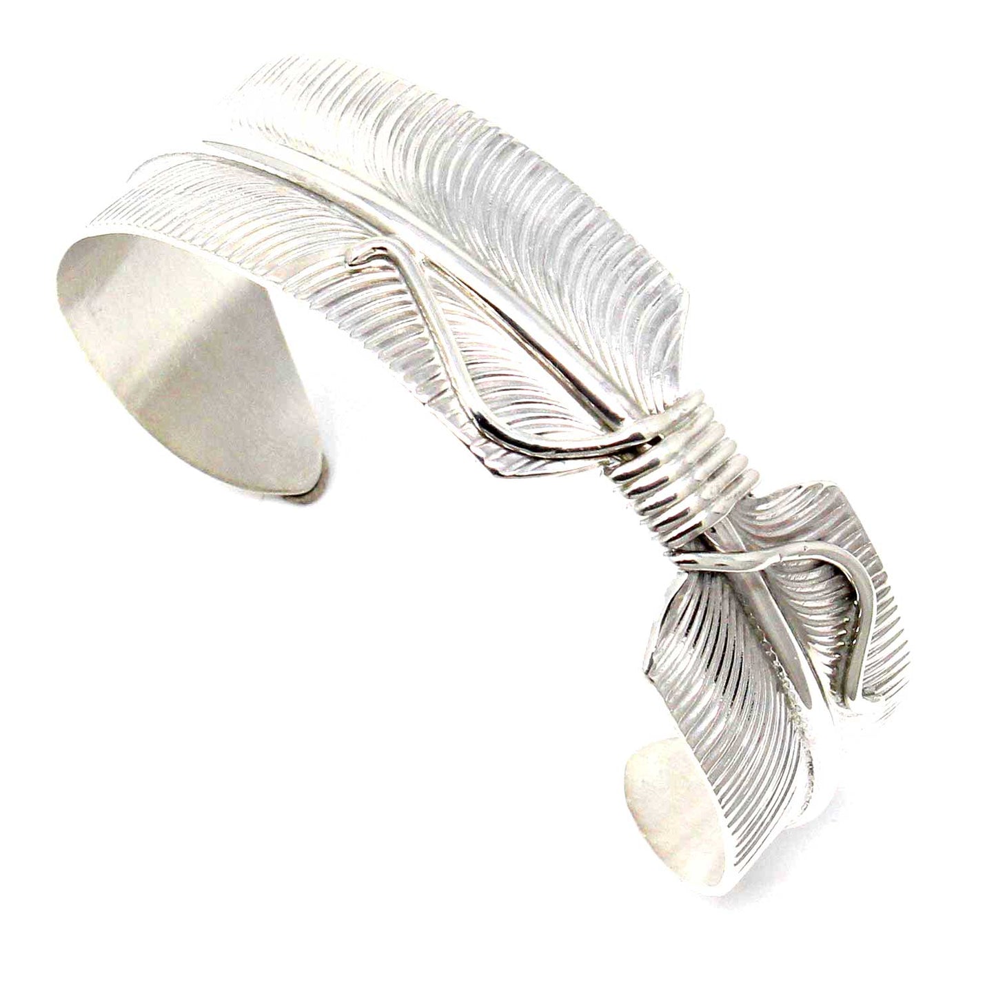 Sterling Silver Feather Bracelet by Charley