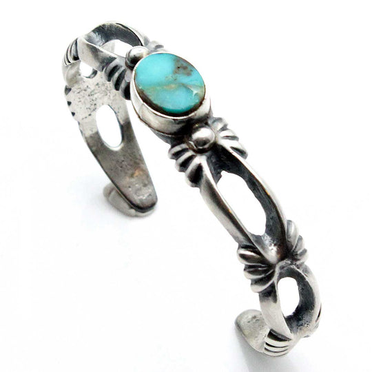 Harrison Bitsui Cast Silver Bracelet