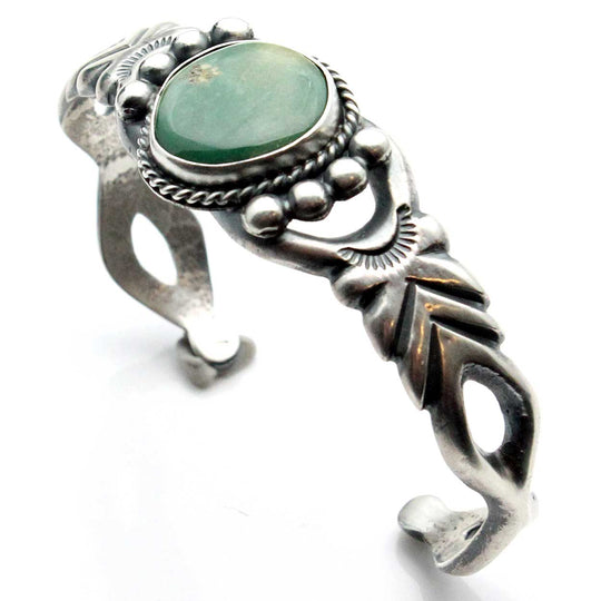 Silver Sandcast Bracelet by Bitsui