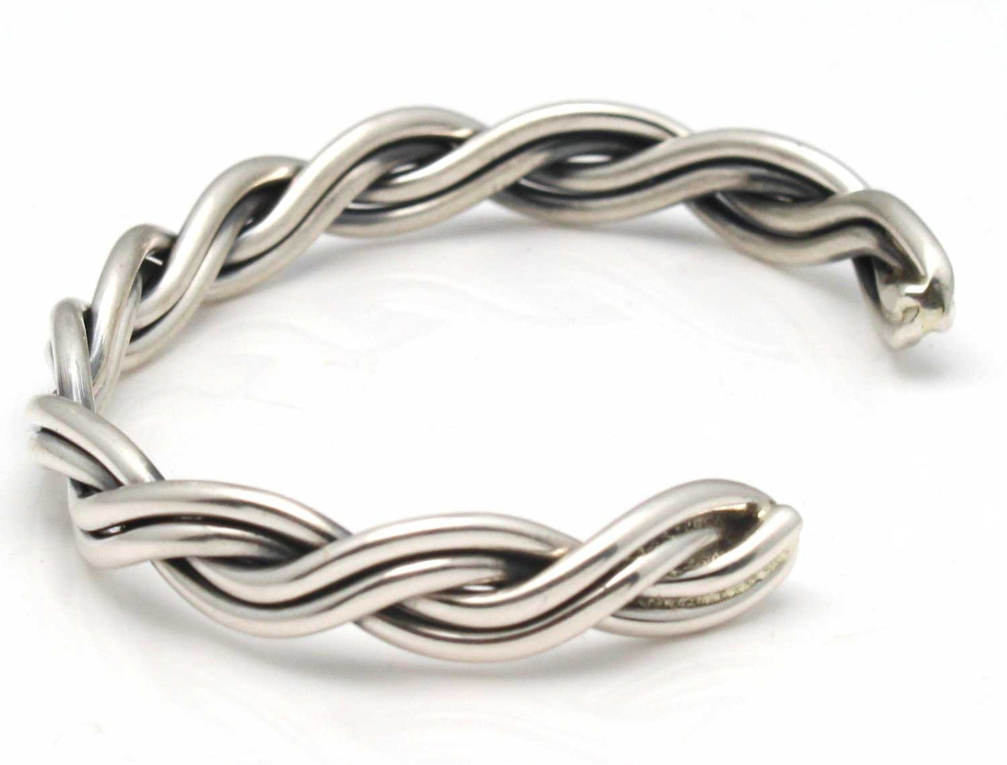 Braided Silver Bracelet by Tahe