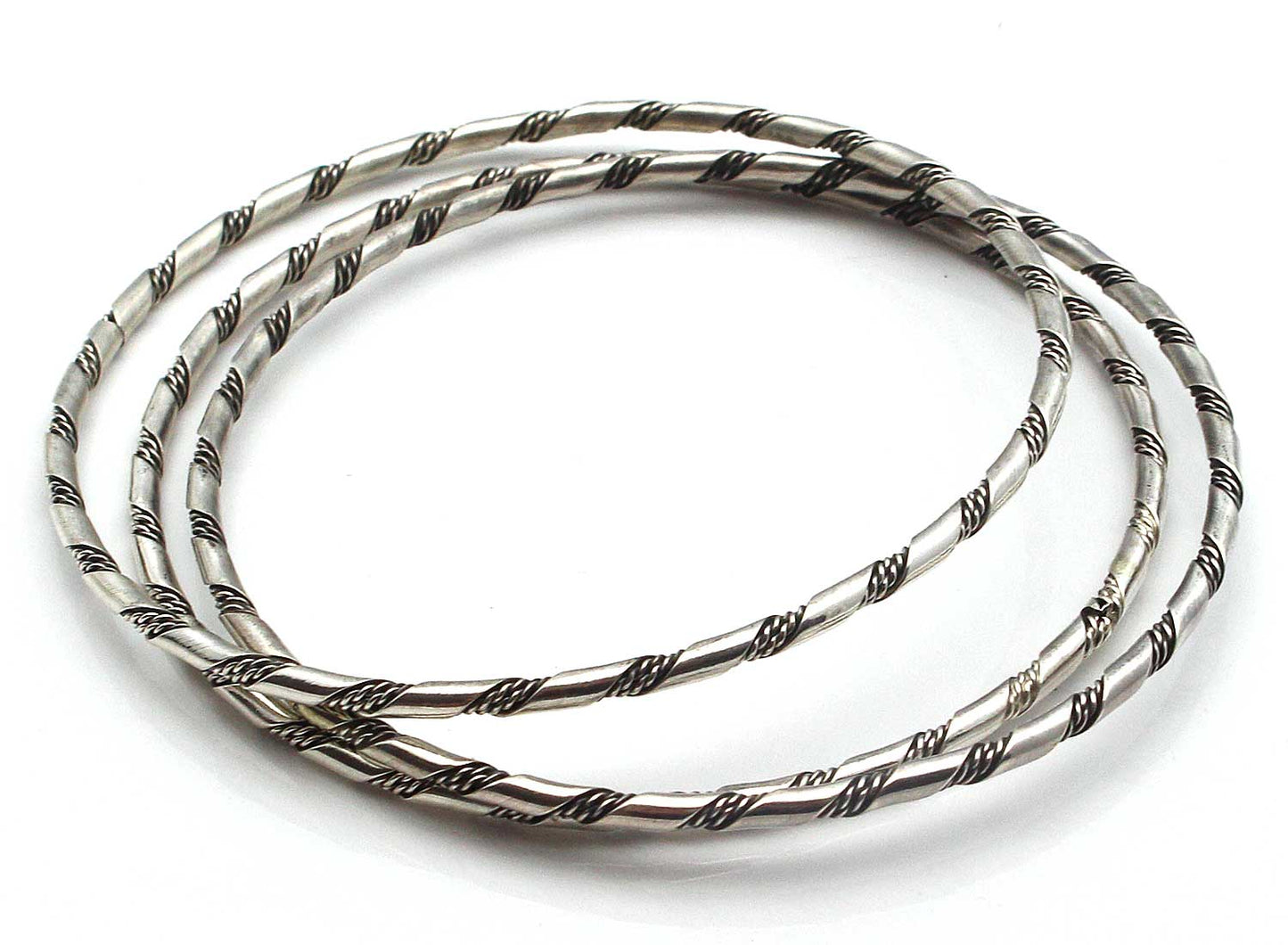 Sterling Silver Bangle By Tahe