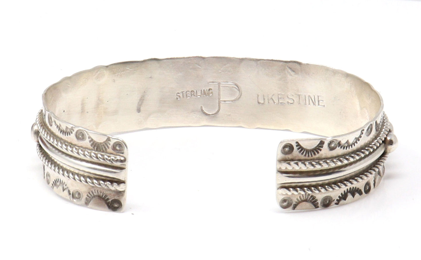 Load image into Gallery viewer, Sterling Silver Bead Cuff by Ukestine
