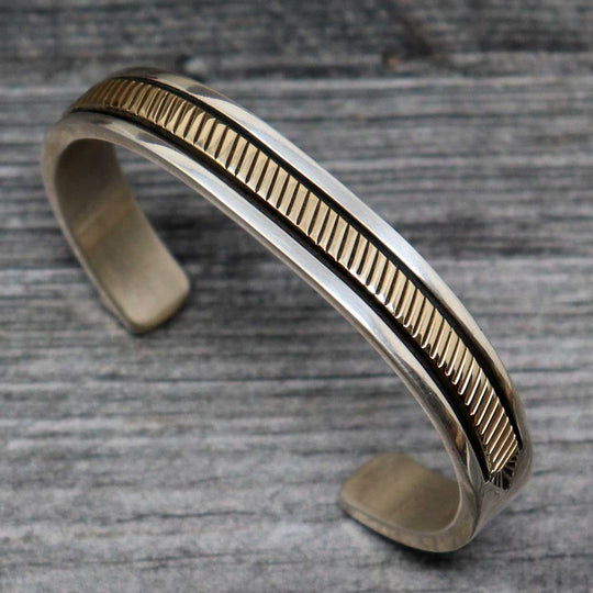 Sterling Silver & 14KT Gold Bracelet by Morgan