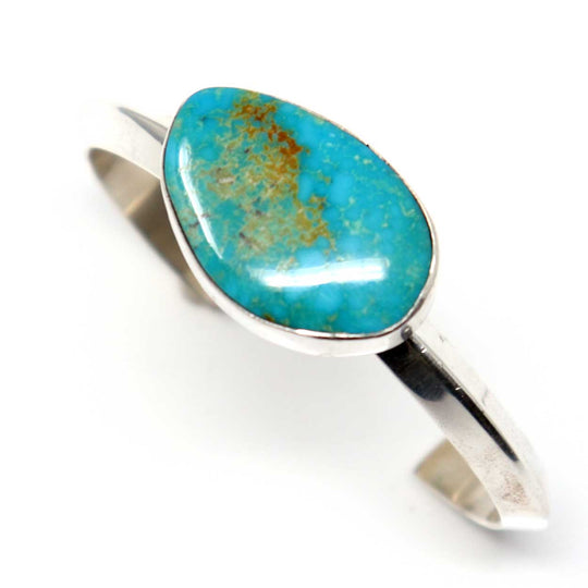 Blue Gem Turquoise Bracelet by Orville Wright