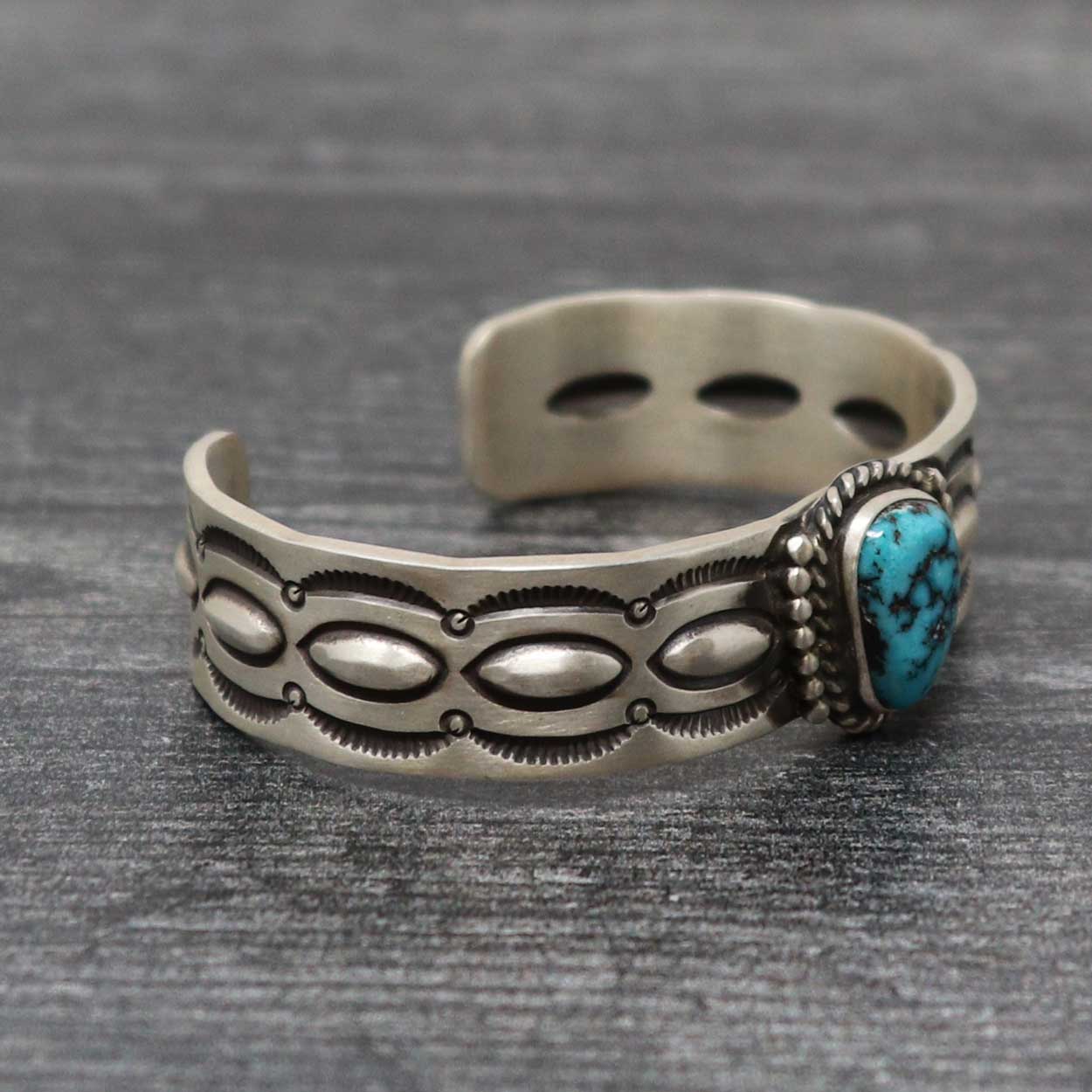 Load image into Gallery viewer, Turquoise &amp;amp; Silver Bracelet by Smith
