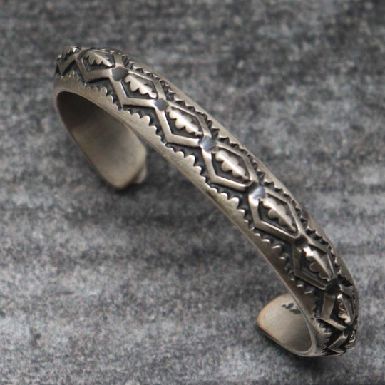 Triangular Stock Silver Bracelet
