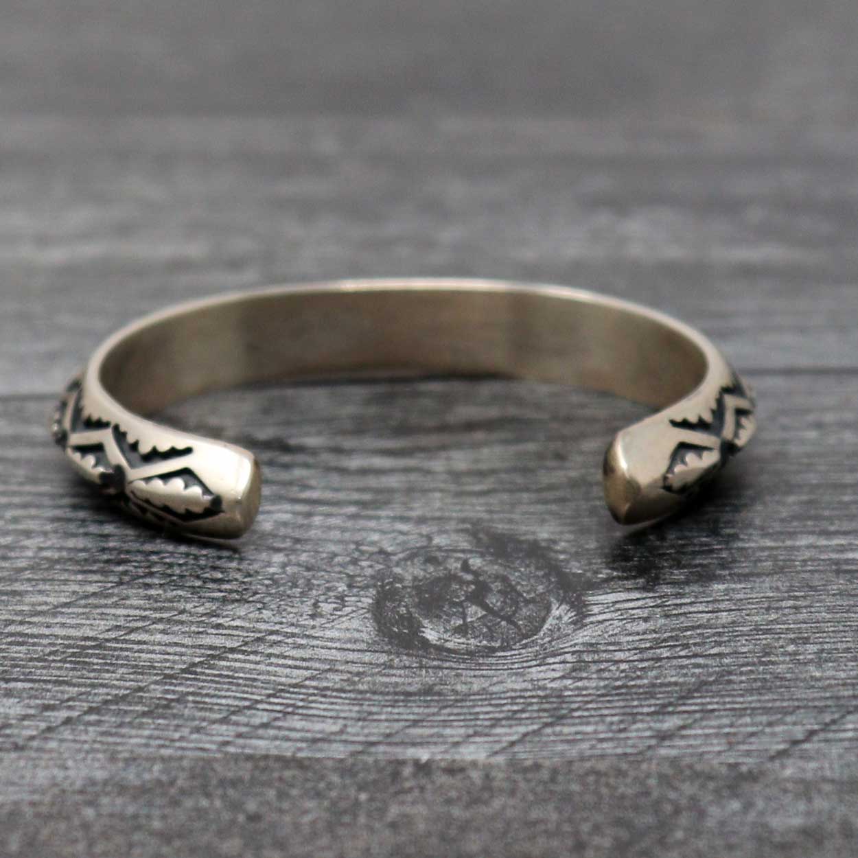 Triangular Stock Silver Bracelet