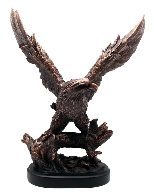 13" Bronze Eagle Statue