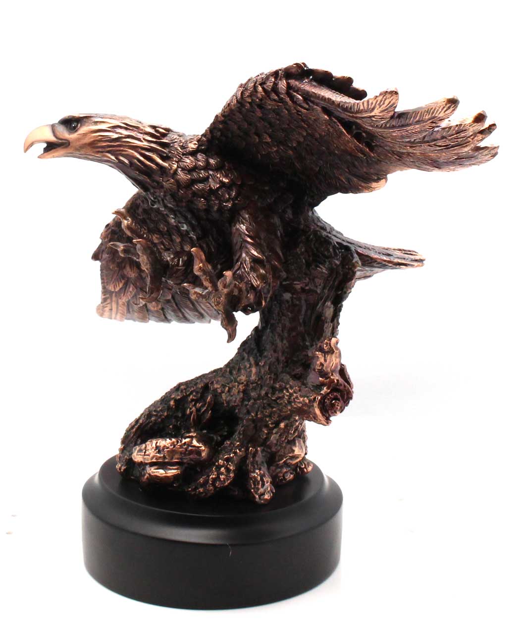 11" Bronze Eagle Sculpture