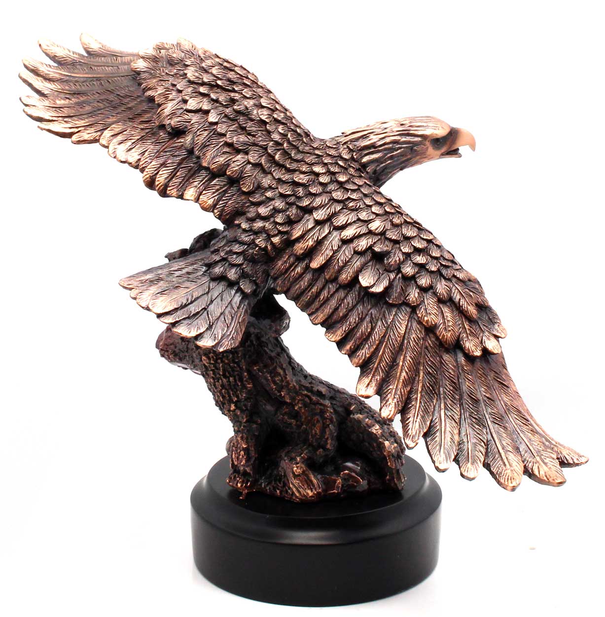 11" Bronze Eagle Sculpture