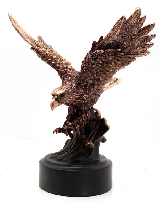 6" Bronze Eagle Statue | Figurine | Sculpture