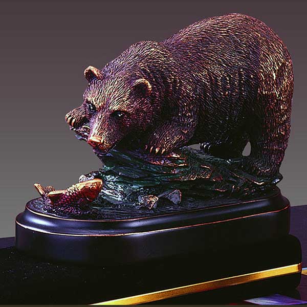 Load image into Gallery viewer, 6&amp;quot; Bronze Bear
