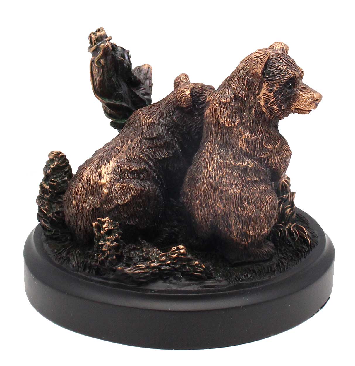 Load image into Gallery viewer, 5&amp;quot; Two Bronze Bear Cubs
