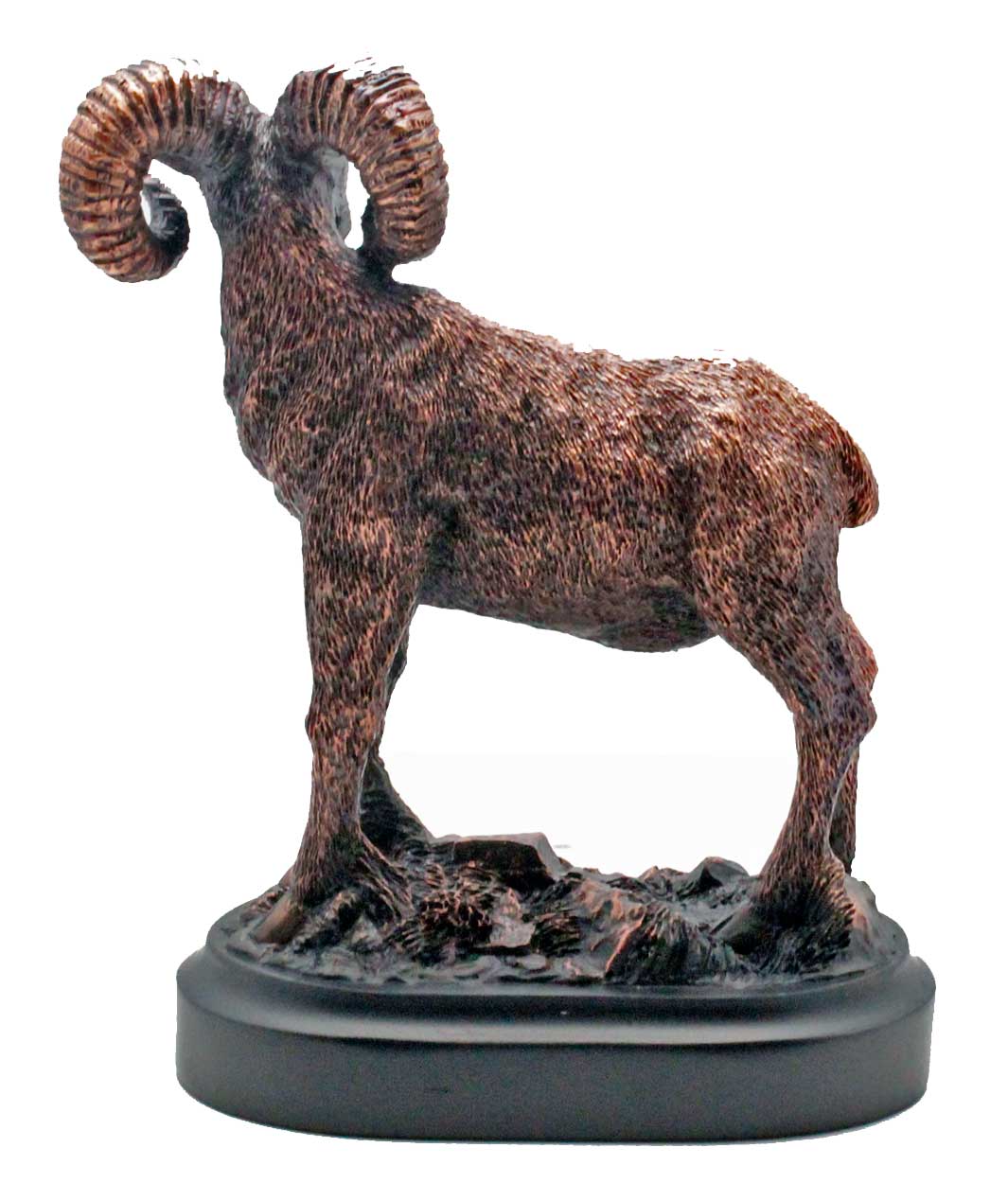 Load image into Gallery viewer, 6&amp;quot; Bronze Ram Sculpture
