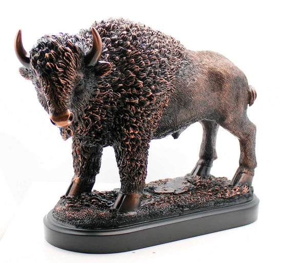 12" Wide Bronze Buffalo