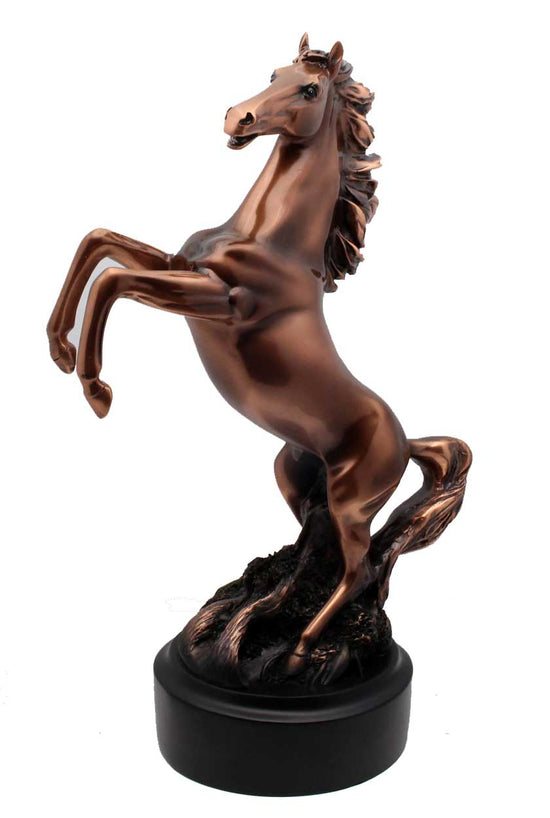 13" Rearing Horse Statue-Figurine-Sculpture
