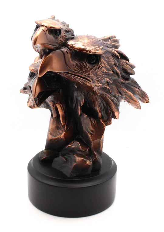 Three Eagles Bronze Bust