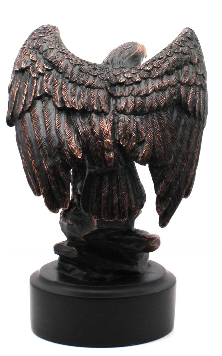 Load image into Gallery viewer, Bronze Eagle 4.5&amp;quot; W x 6&amp;quot; H
