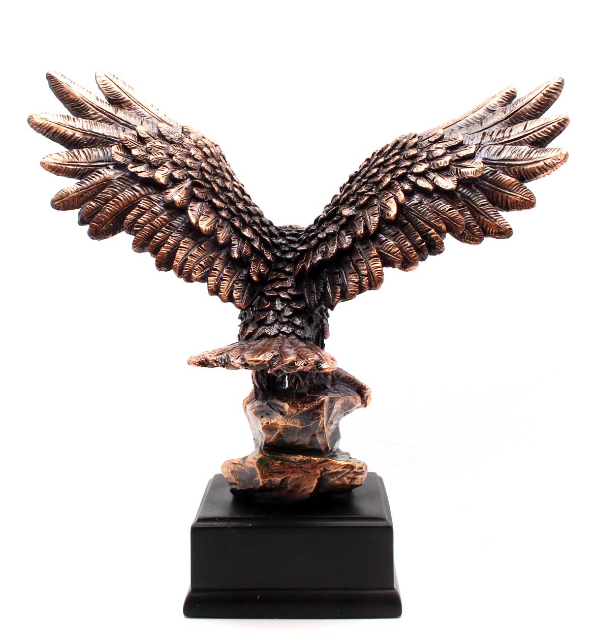 Load image into Gallery viewer, 7&amp;quot; Bronze Eagle Statue
