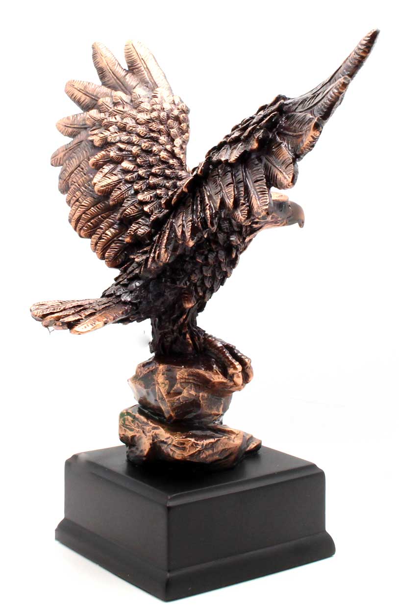 Load image into Gallery viewer, 7&amp;quot; Bronze Eagle Statue
