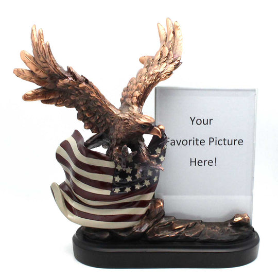 Eagle and American Flag Picture Frame