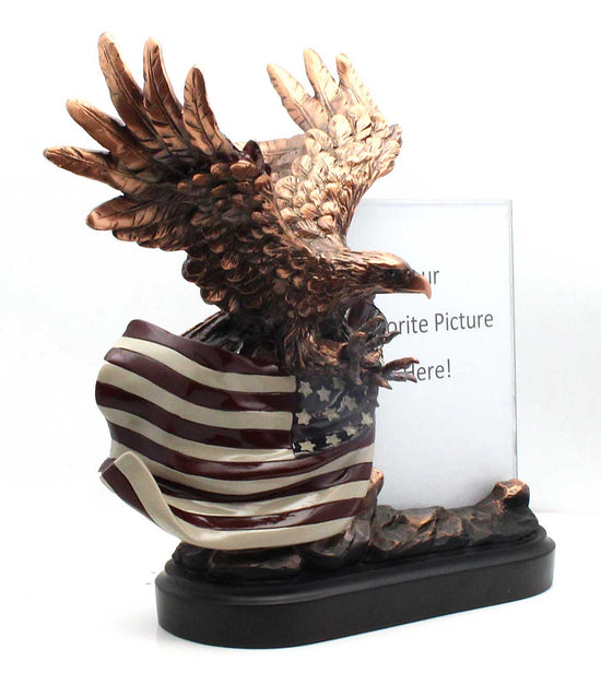 Eagle and American Flag Picture Frame