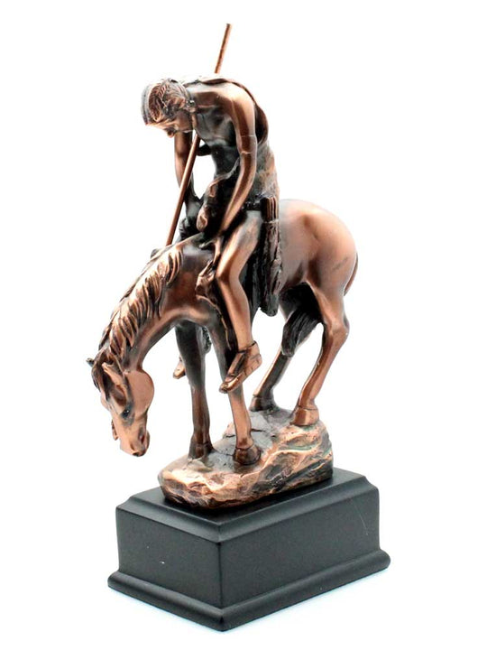 6" End of Trail Statue