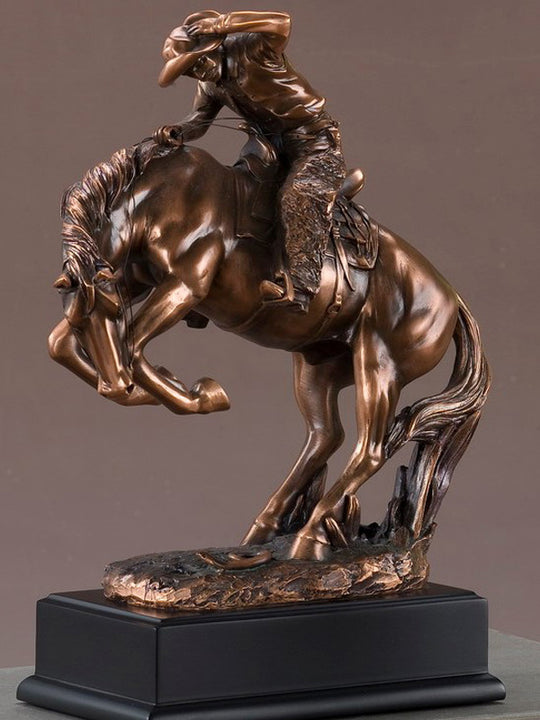 Cowboy Breaking His Bronco