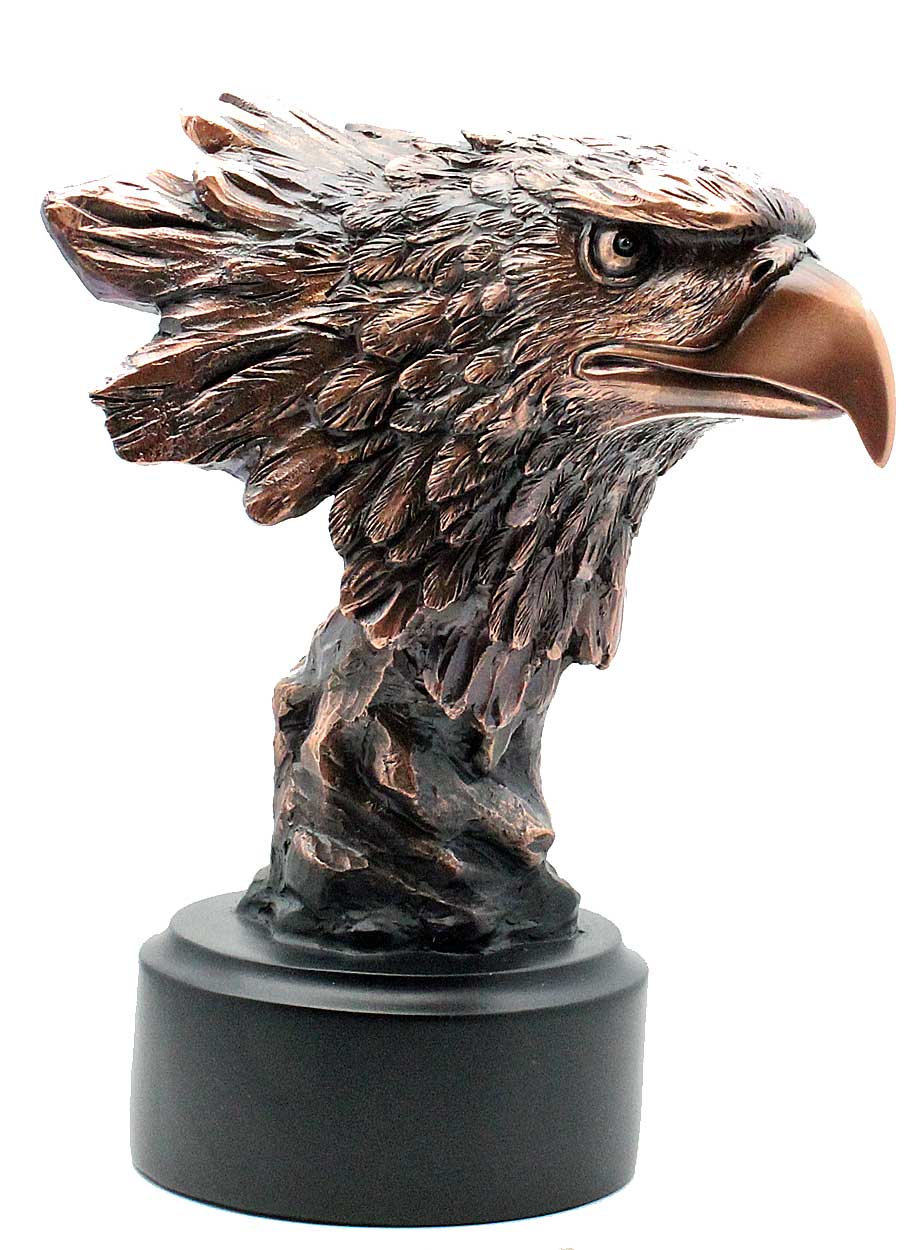 8" American Bald Eagle Bust
