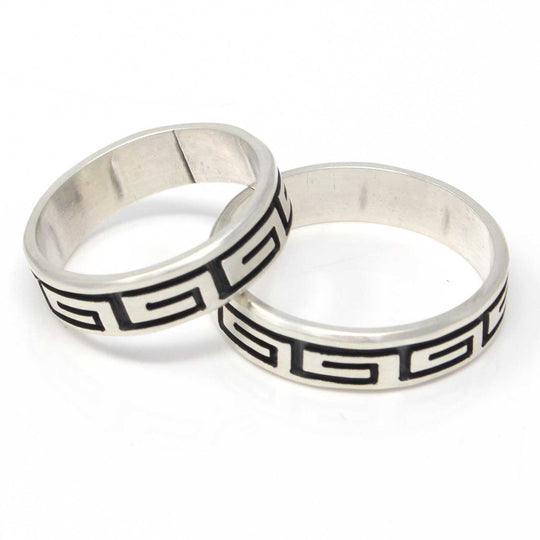 Hopi Silver Ring  - Waves