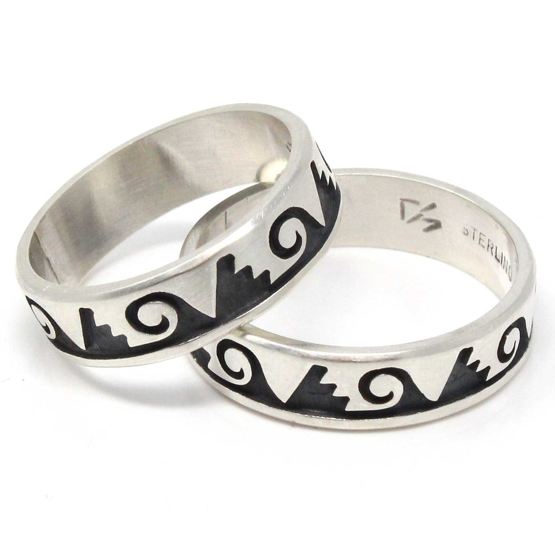 Hopi Inlay Rings Hopi Rings – Indian Traders (L7 Enterprises)