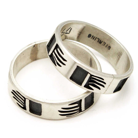 Hopi Silver Ring - Bear Paw