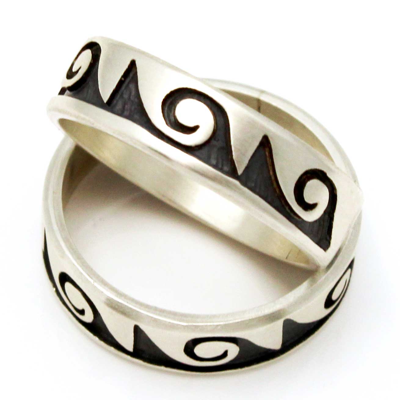 Hopi Inlay Rings Hopi Rings – Indian Traders (L7 Enterprises)