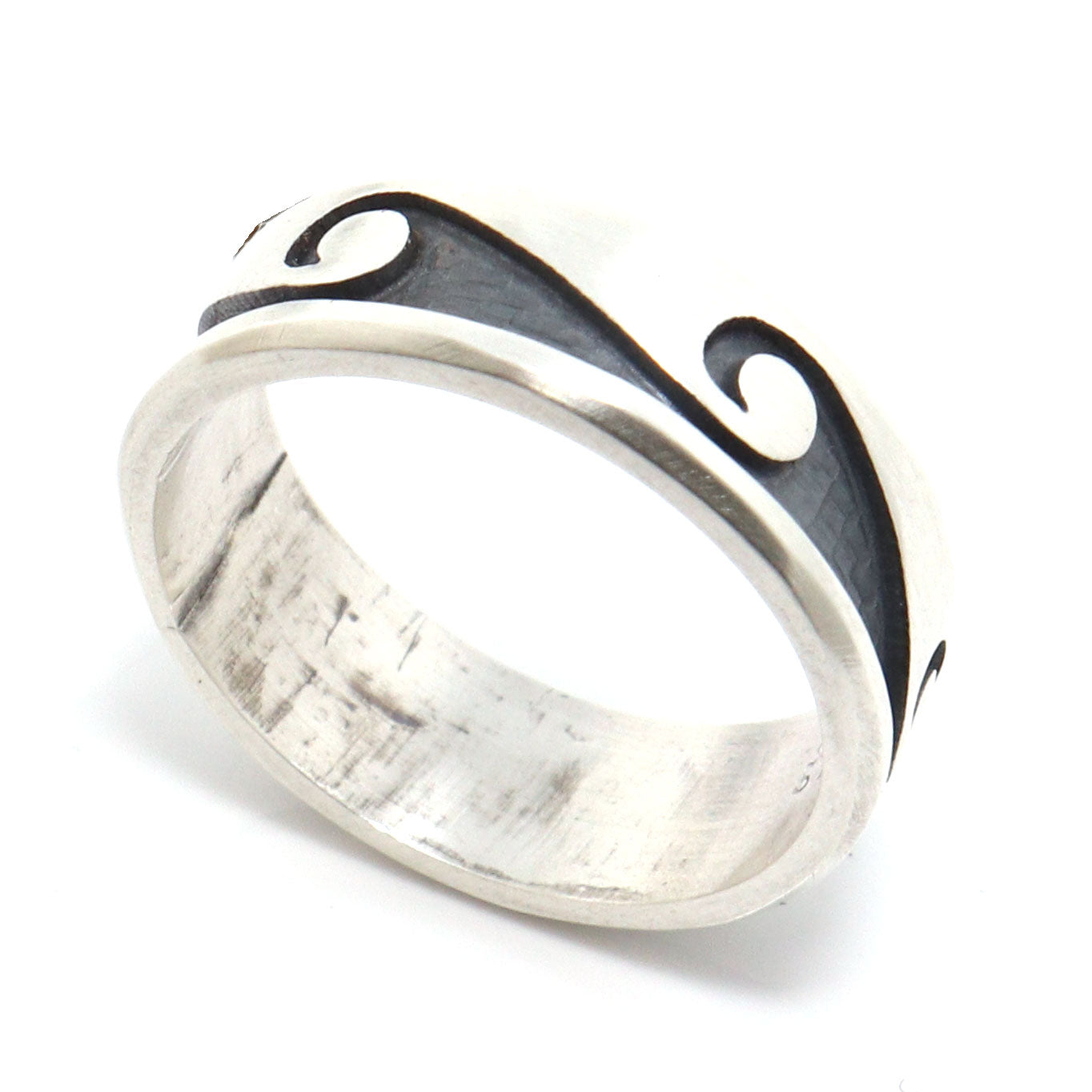 Load image into Gallery viewer, Hopi Silver Ring -Waves

