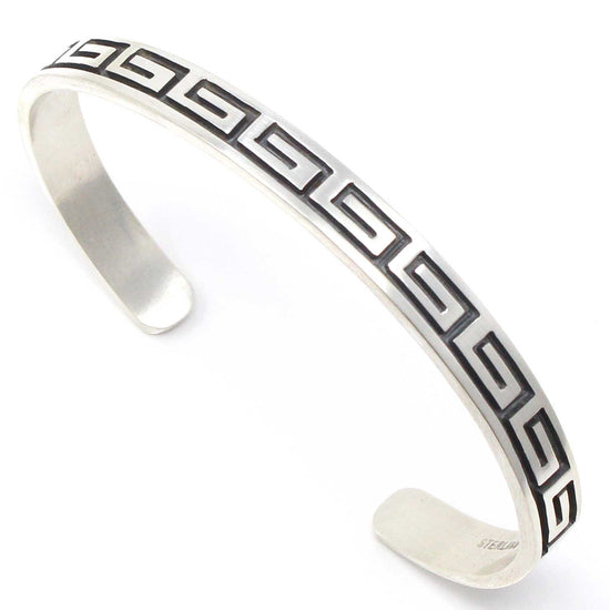 Hopi Sterling Silver Clouds Bracelet