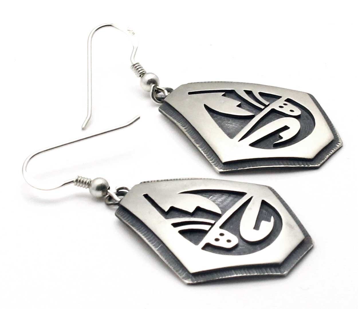 Load image into Gallery viewer, 1 1/4&amp;quot; Hopi Overlay Earrings
