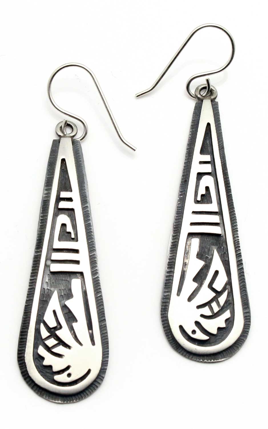 2' Hopi Eagle Earrings