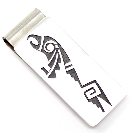 Hopi Eagle Sterling Silver Money Clip