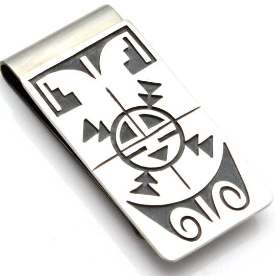 Hopi Sun Face Sterling Silver Money Clip
