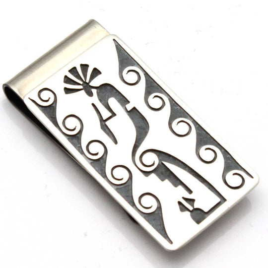 Hopi Money Clip - Kokopelli & Water