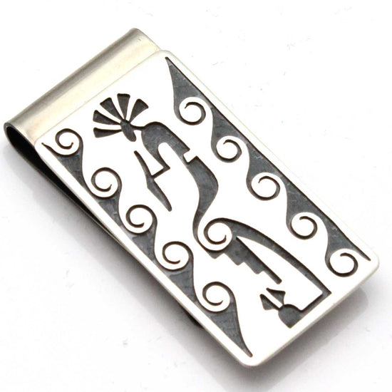 Load image into Gallery viewer, Hopi Money Clip - Kokopelli &amp;amp; Water
