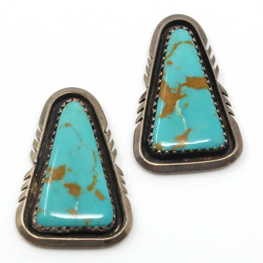 Natural Morenci Turquoise Earrings
