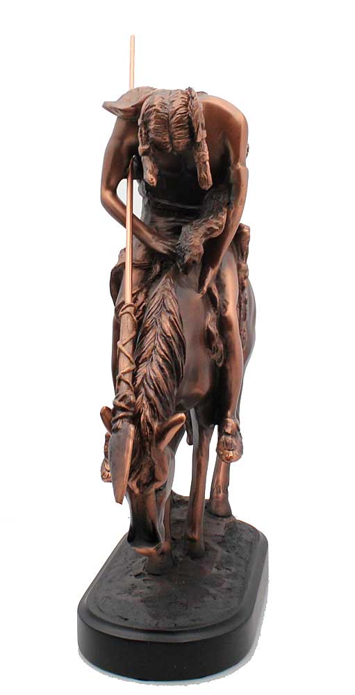 Load image into Gallery viewer, 9&amp;quot; Bronze End Of Trail Statue
