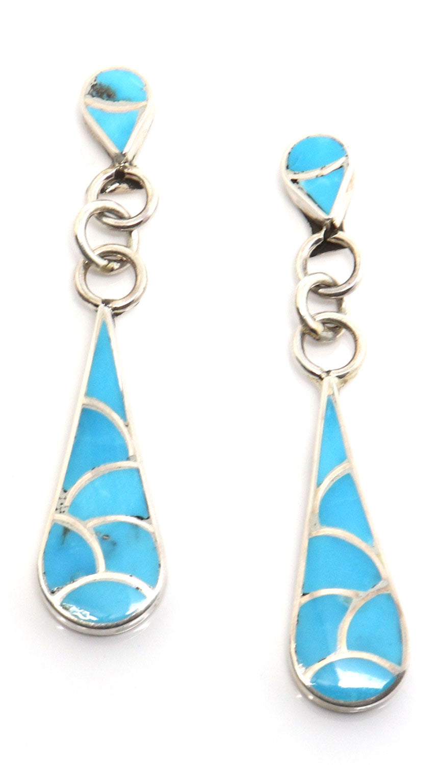 Load image into Gallery viewer, Carmichael Haloo Turquoise Earrings

