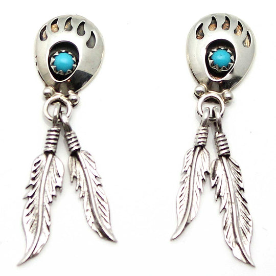 Bear Paw Shadow Box Earrings